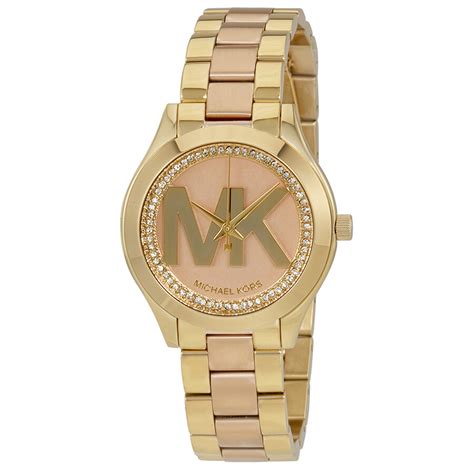 michael kors mini slim runway rose gold|Michael Kors Slim Runway Three.